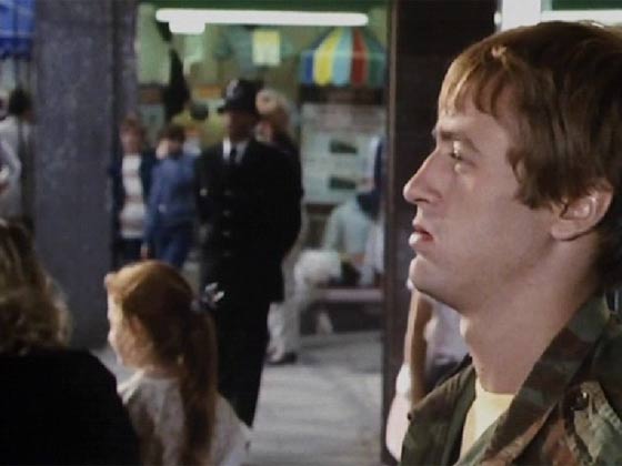 Rodney ignoring a policeman